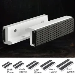 3/4/5/6/8inch 144/186/234/285/378g Bench Vise Pads Magnetic Vice Jaws Protective Cover Multipurpose Clamp Anti-Slip Mat