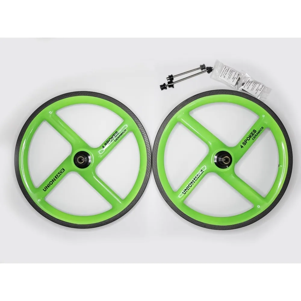 Unionjack 349 carbon wheels for brompton rim super light A C P Tline