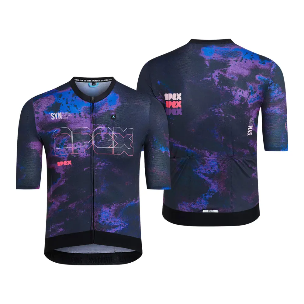 

Men Cycling Jersey Short Sleeve Pro Team SYN Bicycle Cycling Clothing Maillot Ciclismo Hombre High Quality MTB Road Bike Jersey