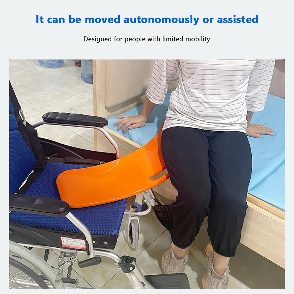 لوحة نقل المريض سعة تحمل سميكة 150 كجم لوحة نقل منزلقة مقاومة للماء لجهاز مساعدة الشريحة المنزلية في المستشفى