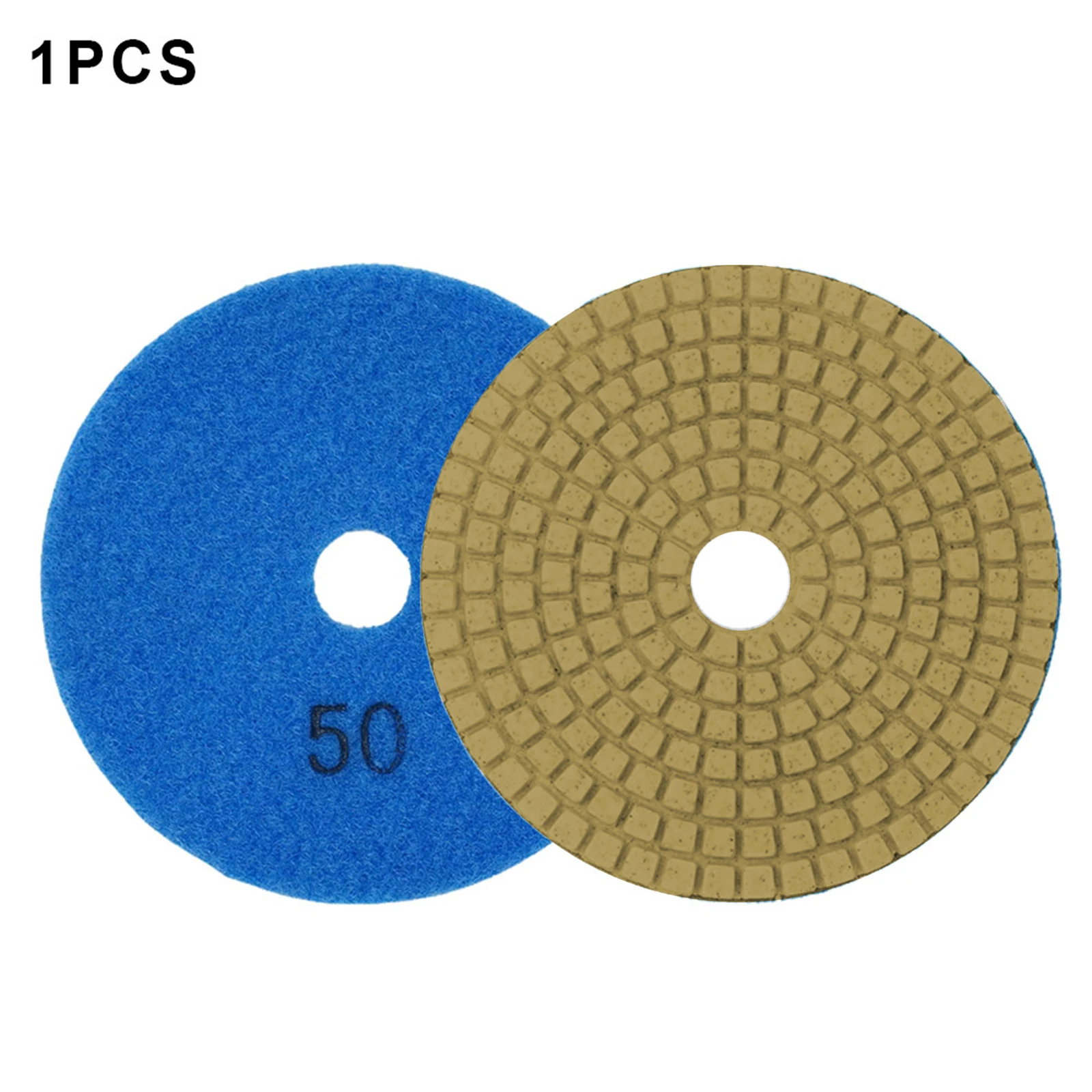 1 pz tampone per lucidatura diamantato 4 ''mola abrasiva a secco per granito cemento marmo pietra di vetro lucidatura smerigliatrice angolare