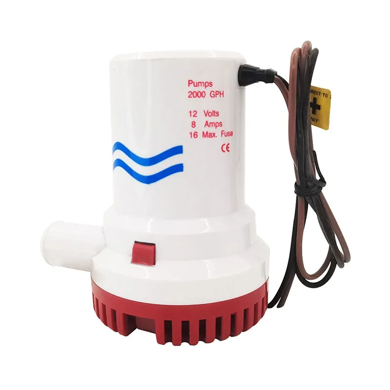 Bilge pump 1500 gallons 2000 gallons marine direct current submersible pump yacht pump sewage small accessories