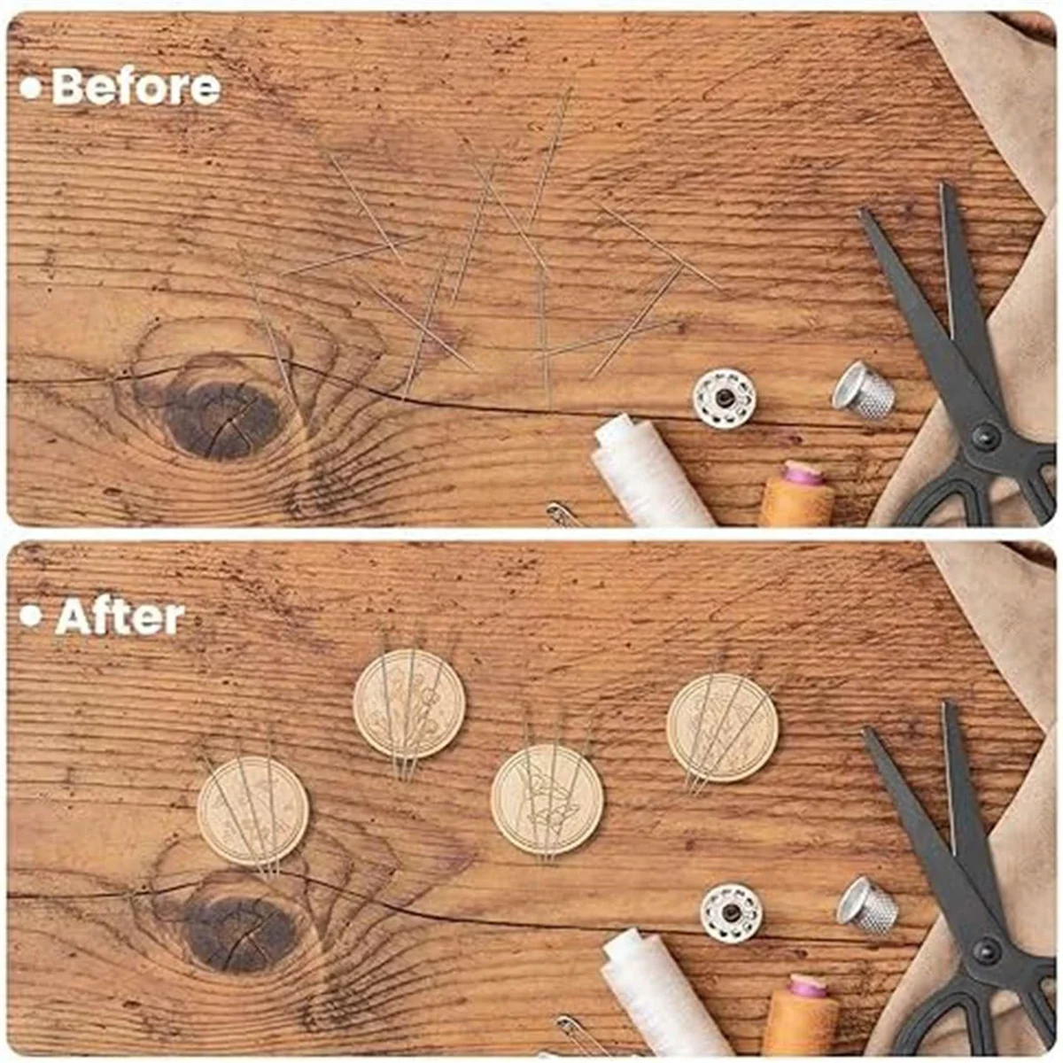 A97T6 قطع مندر للغرز المتقاطعة، حافظات إبرة منقوشة بالزهور، إبرة خياطة مطرزة وحاملات الدبوس للحرف اليدوية