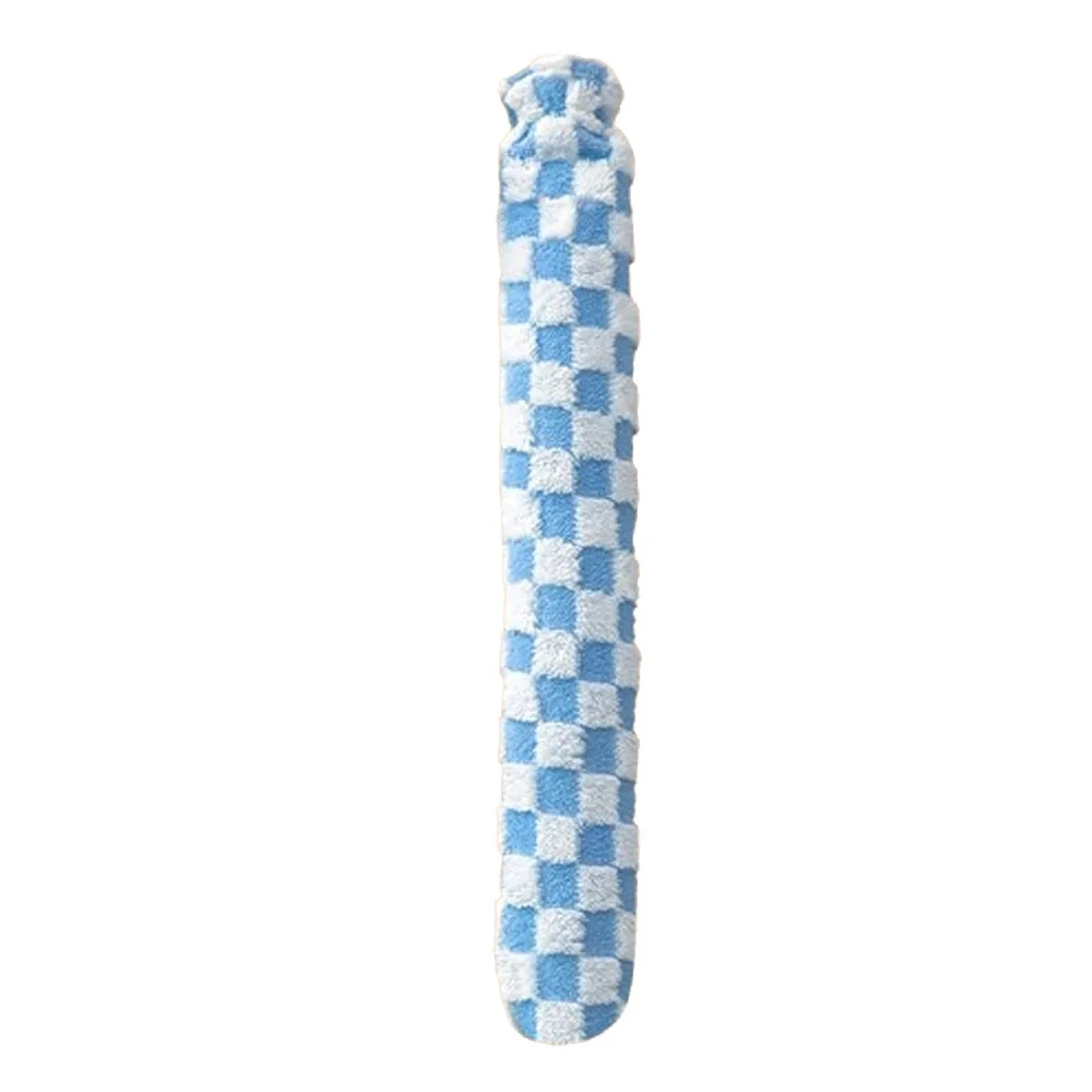 55/75cm Hot Water Bottle Water-filled Extra Long Waist Warmer Anti-scalding with Plush Cover Warm Water Bag for Keep Warm