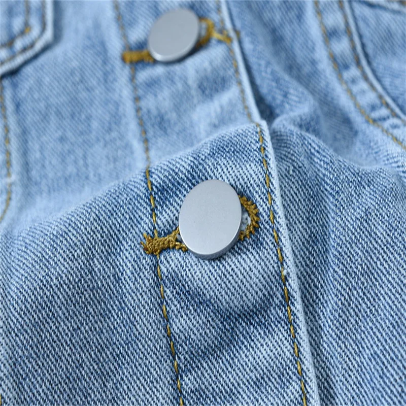 Jaket Jeans Wanita 2022 Mantel Musim Semi Baru Antik Longgar Jaket Denim Pakaian Luar Musim Gugur Chic Jaket Wanita S-5XL