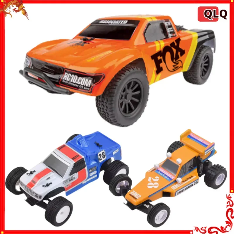 Rc Car Ae 1/28 Short Truck Fox Factory Team Version Sc28 Full Proportion Remote Control Car With Built-in Battery Hpi Q32 Toy