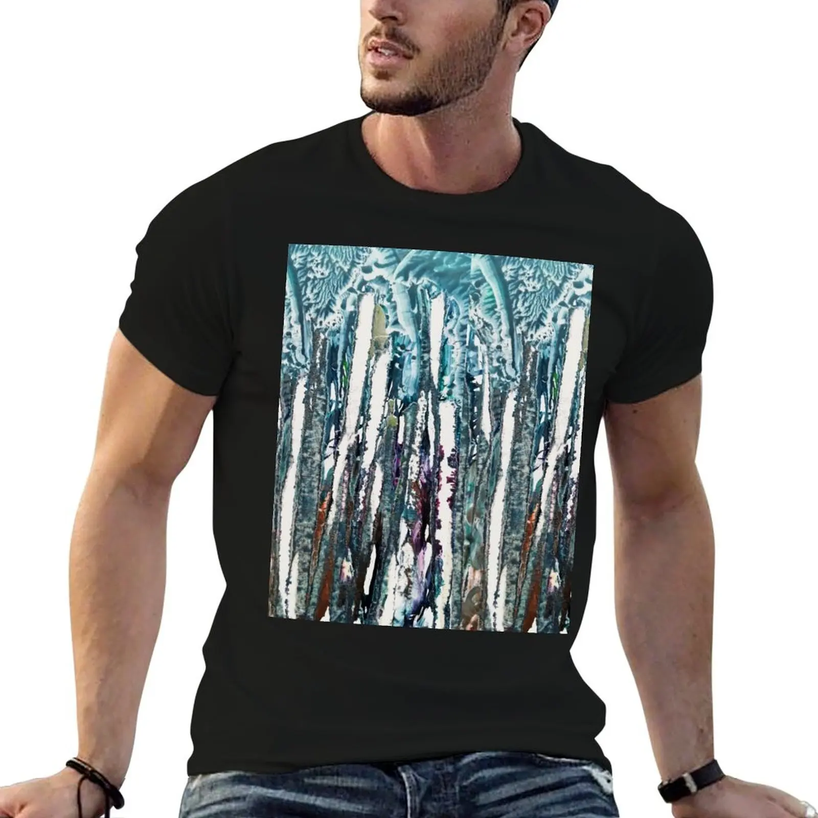 Tree trunks T-Shirt tees Short sleeve tee sweat oversized t shirts for men