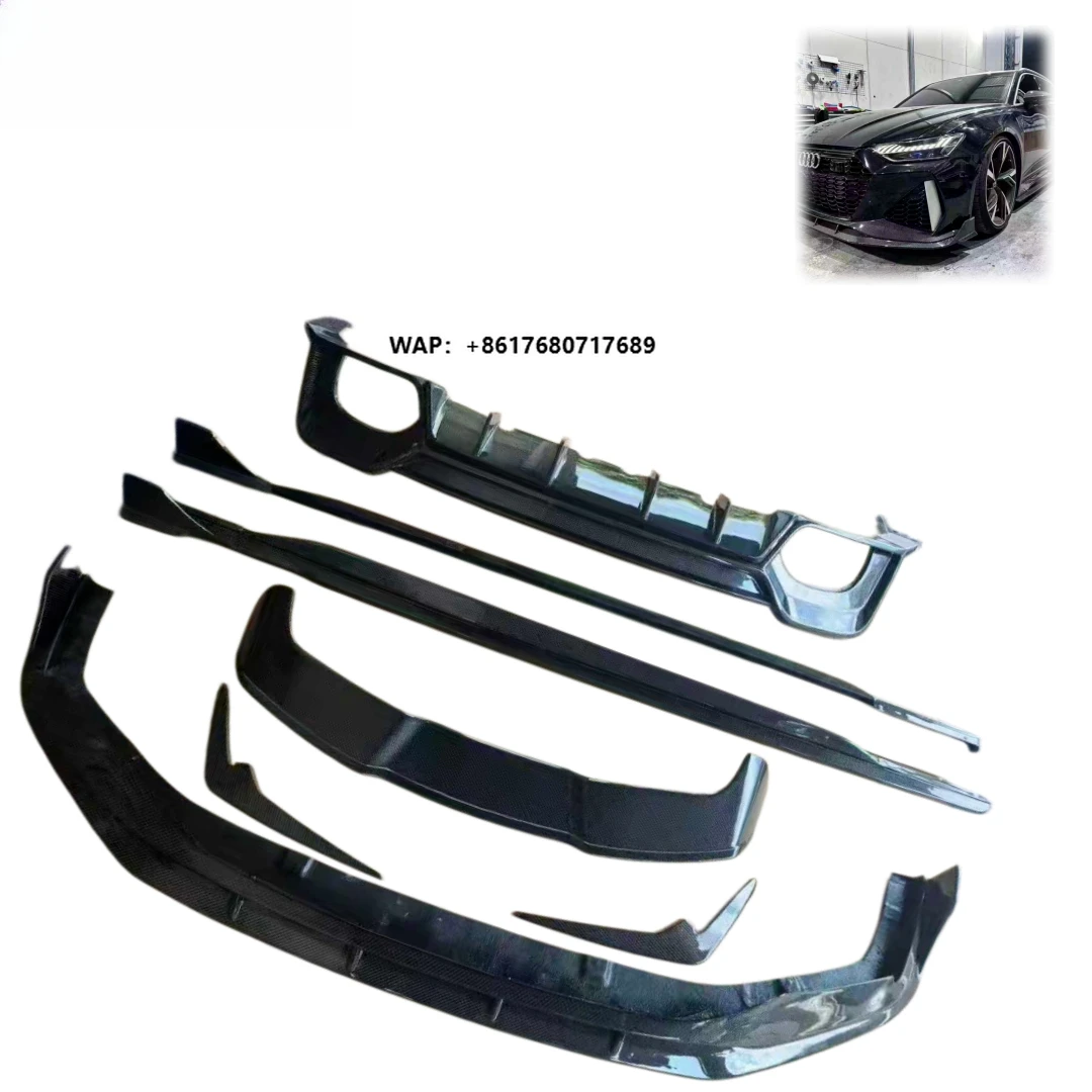 

Suitable for Audi RS6 RS7 Carbon Fiber Body Kit - Complete Aerodynamic Kit, Truly Carbon Fiber Complete Set