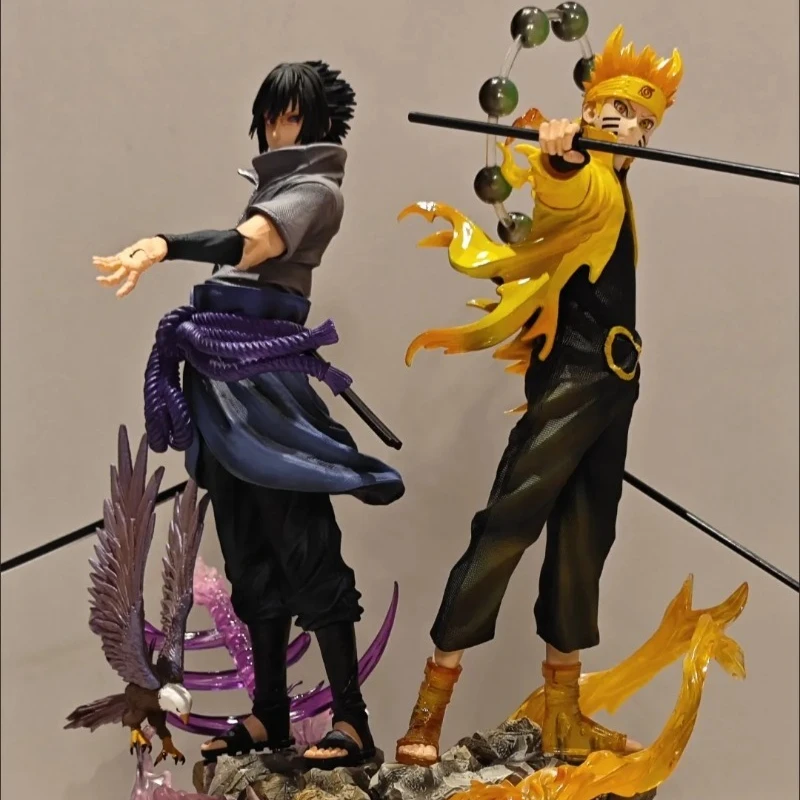 NARUTO疾風伝 うずまきナルト&うちはサスケ フィギュア 8点セット ちみメガ バディシリーズ！NARUTO-ナルト- 疾風伝 うずまき