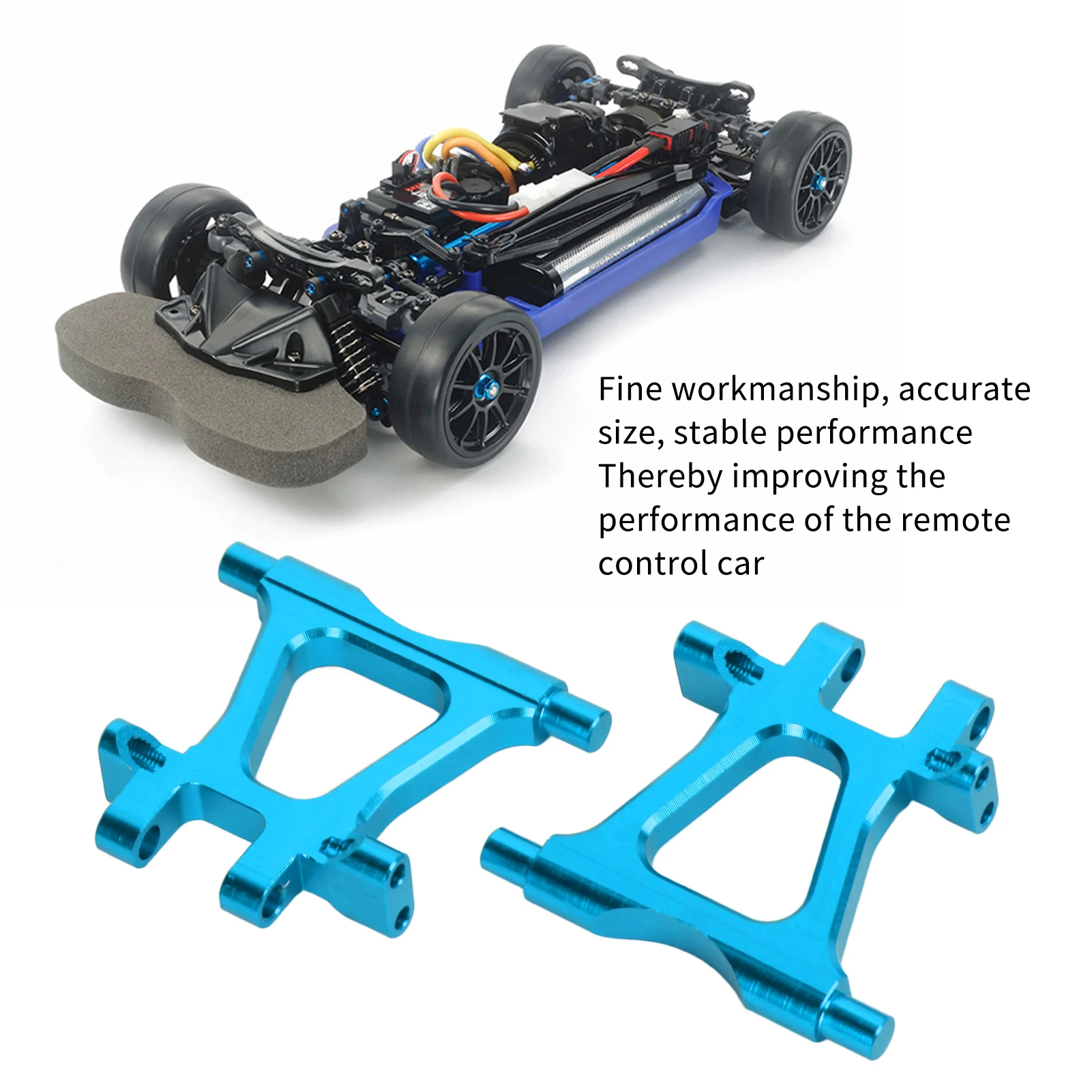 Metal Rear Lower Suspension Arms Swing Arm Metal Rear Lower Suspension Arms Swing Arm for Tamiya TT02 1/10 RC Car Upgrade Parts