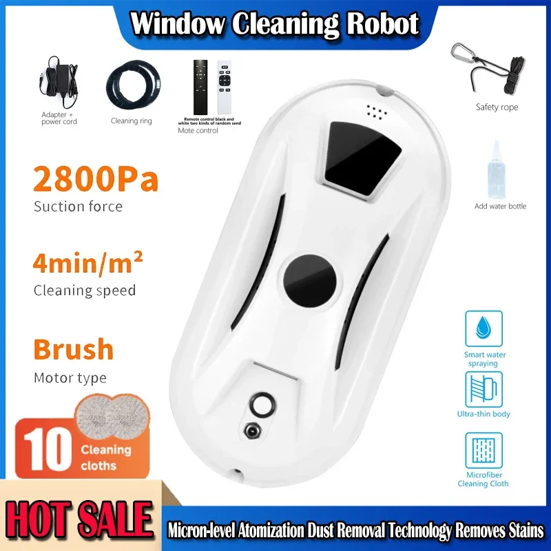 

Intelligent Window Cleaning Robot Smart Eectric Vacuum Window Cleaner Cleaning Glass Limpiacristales Remote Control For Home