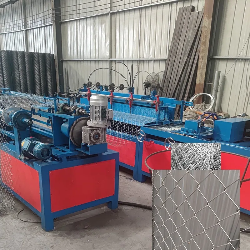 Full Automatic 6m Width Link Fence Netting Machine Diamond Wire Mesh Weaving Making Machine