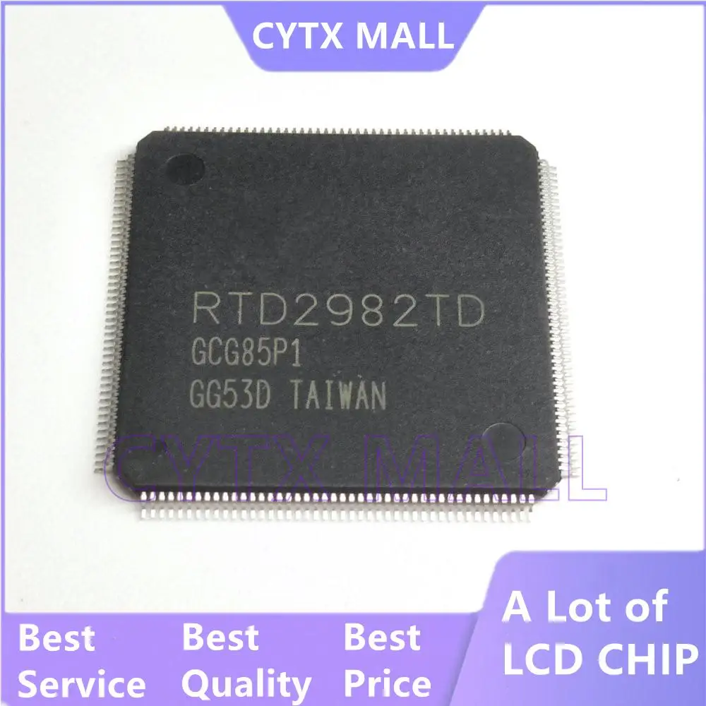 2PCS  100%New  RTD2982DQ   QFP176 RTD2375D-GR  RTD2482D-GR  RTD2556QR-CG  Chipset in Stock