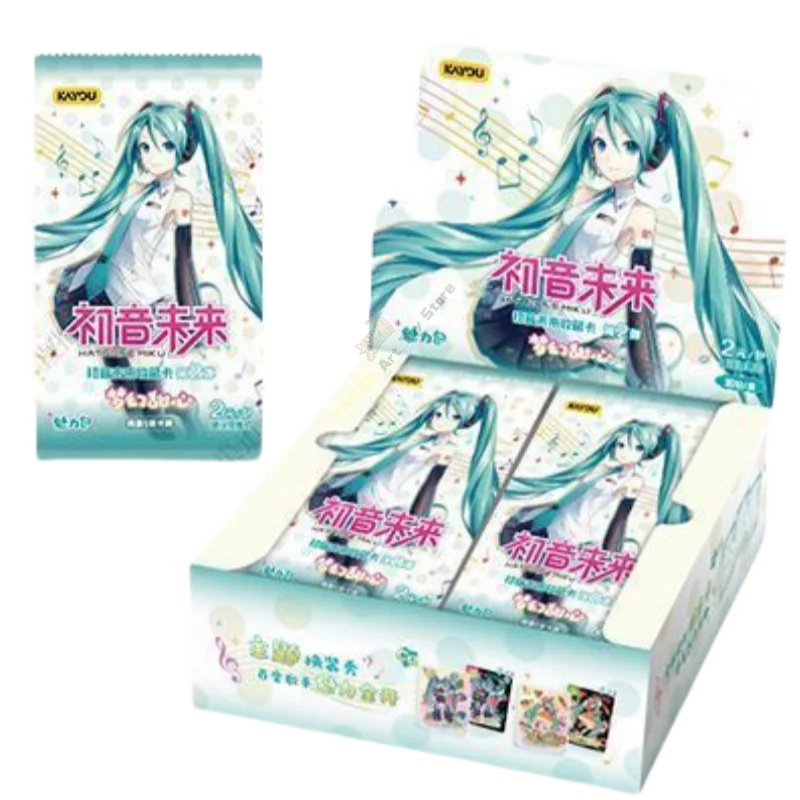 Oryginalny brelok do kluczy KAYOU z kartą Hatsune Miku, pierwszy wzrok, torba, marzycielska, słodka księżniczka, kolekcja kart, zabawki, prezenty, oryginalne pudełko.