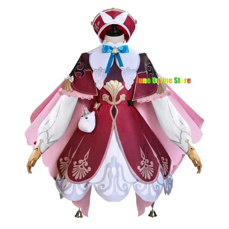 

asdh8@Honkai Star Rail Hyacine Cosplay Costume Wig Dress Uniform Hat Shoes Amphoreus Halloween Party for Women Girls Carnival Pr