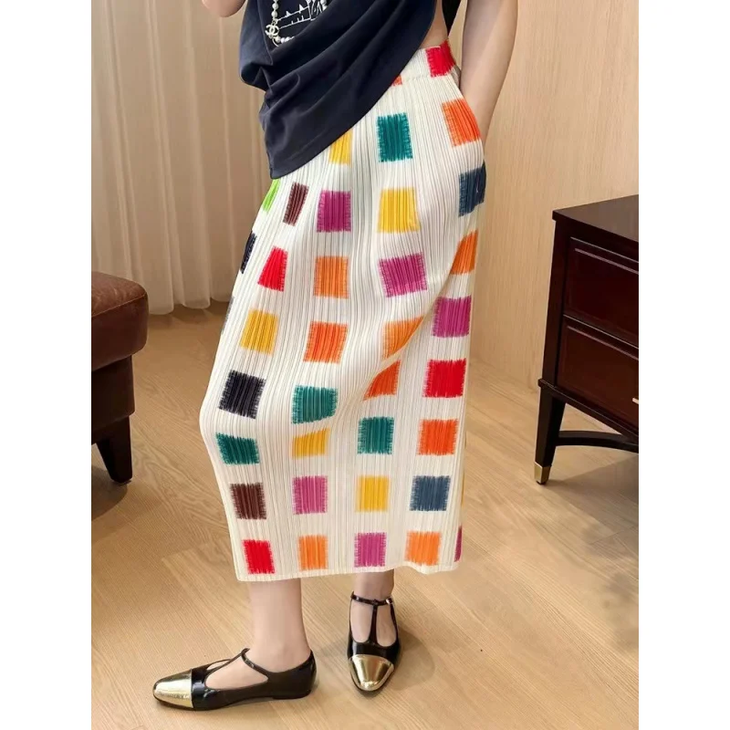 تنورة مياكي ملفوفة بنصف الجسم ملفوفة على الورك صيفية جديدة رائجة البيع ونصف مستقيم على الطراز القديم الشهير [23510zsj-K687]