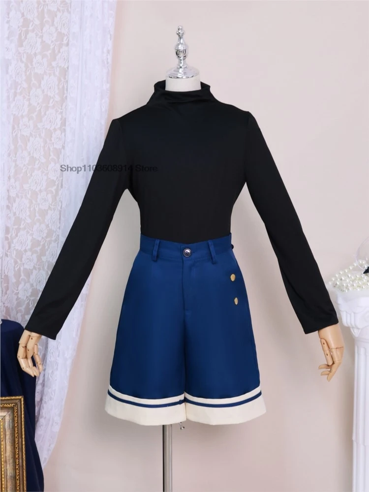 Black Butler Ciel Phantomhive Cosplay Costume Set Scallop Suit Wig Cloak Performance Dress High Quality Outfit Halloween Party