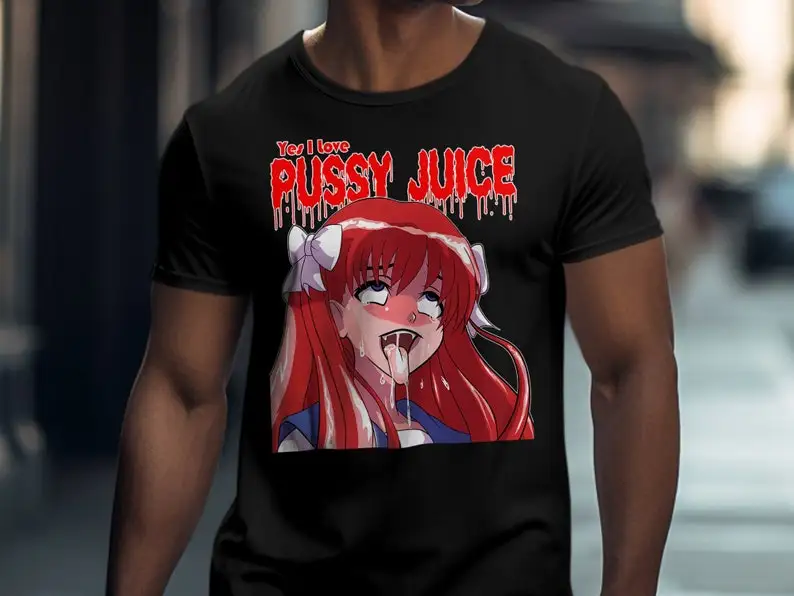 Yes I Love Pussy Juice T-Shirt, love pussy juice t-shirt, cool sexy hentai girl shirt, anime make shirt, great gift shirt