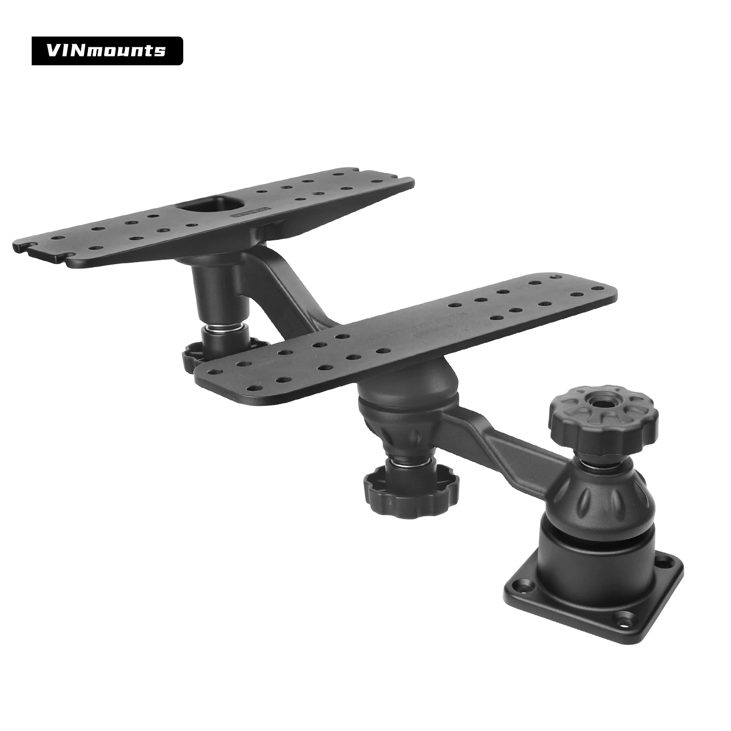 

Кронштейн для крепления эхолота VINmounts, полностью алюминиевый поворотный кронштейн для эхолота с длиной штанги 11,4 дюйма и 2 прямоугольными пластинами.
