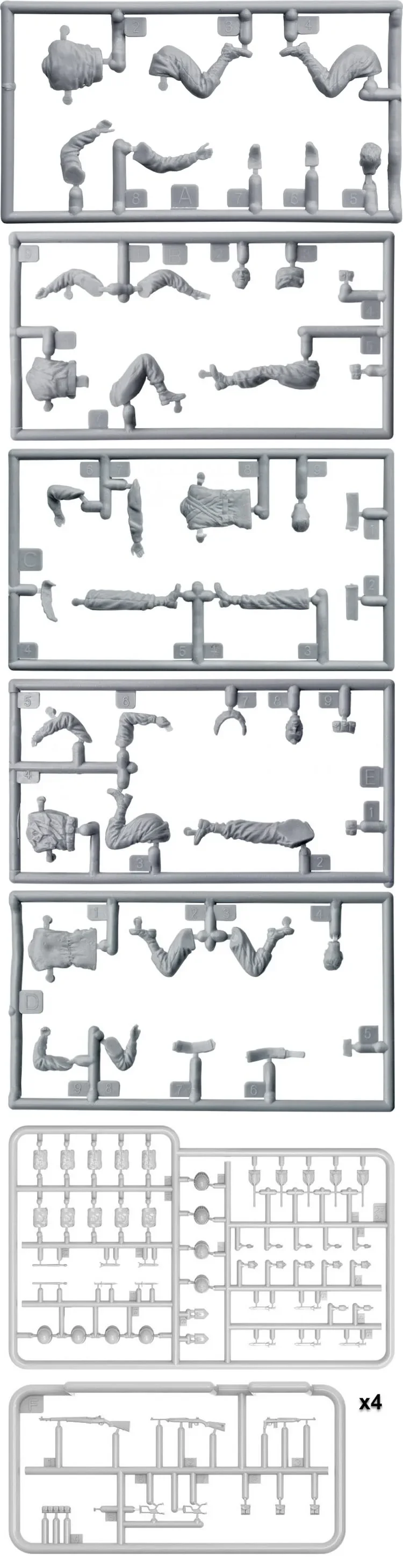 Kit modello assemblato in plastica MiniArt 35318 Soldato statunitense, scala 1/35 a riposo