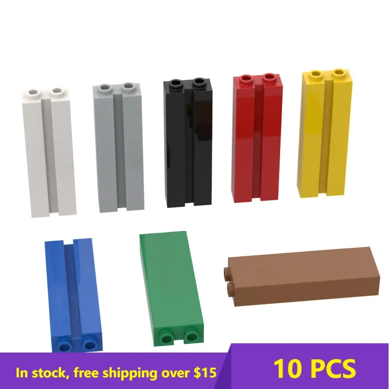 

10PCS MOC Bricks Compatible Assembles Particles 88393 1x2x5 Slot High Brick Building Blocks Parts DIY Educational Gift Toys