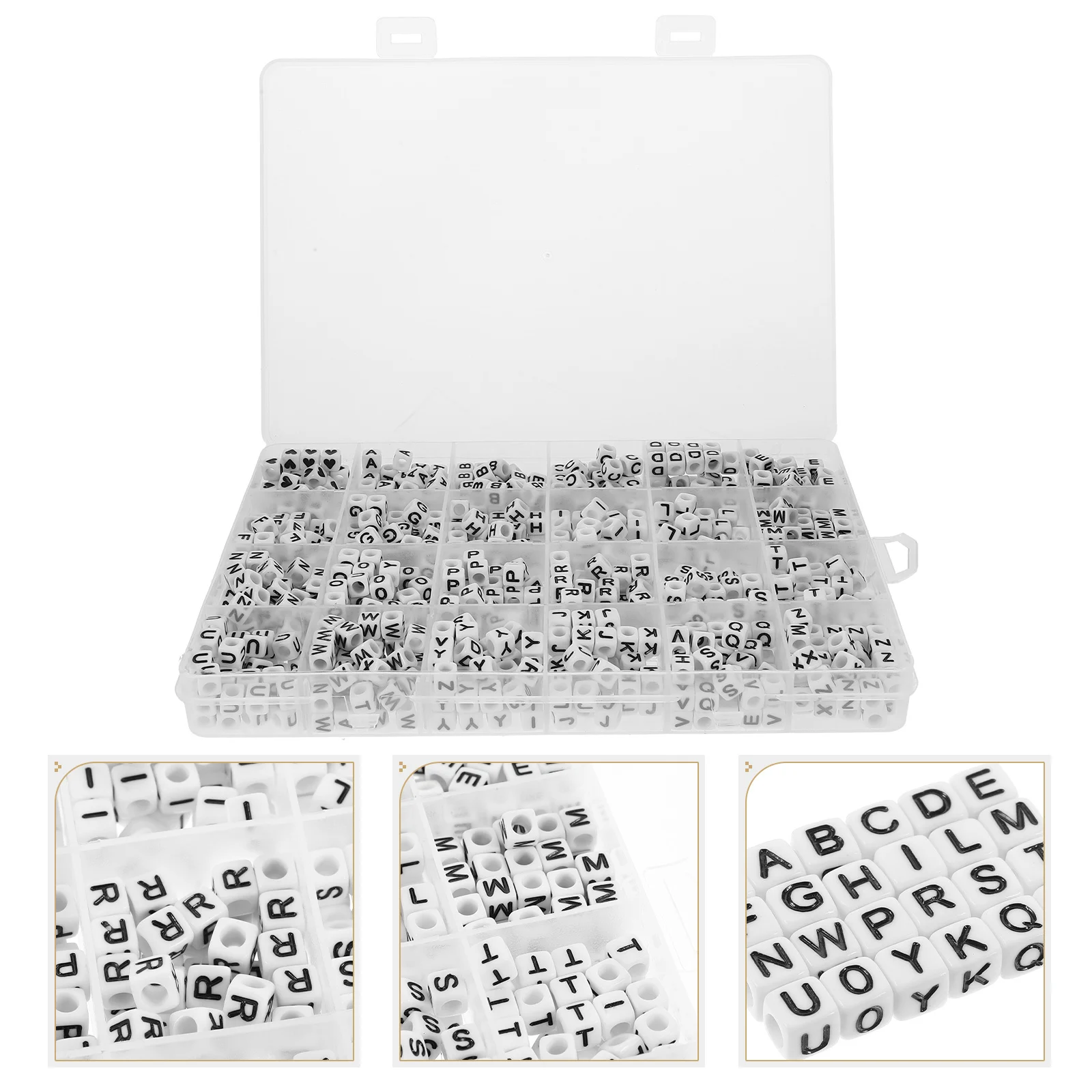 

DIY Letter Beads Acrylic English Alphabet Beads for Bracelets Necklace Hanging Ornaments Crafts Bracelet Supply