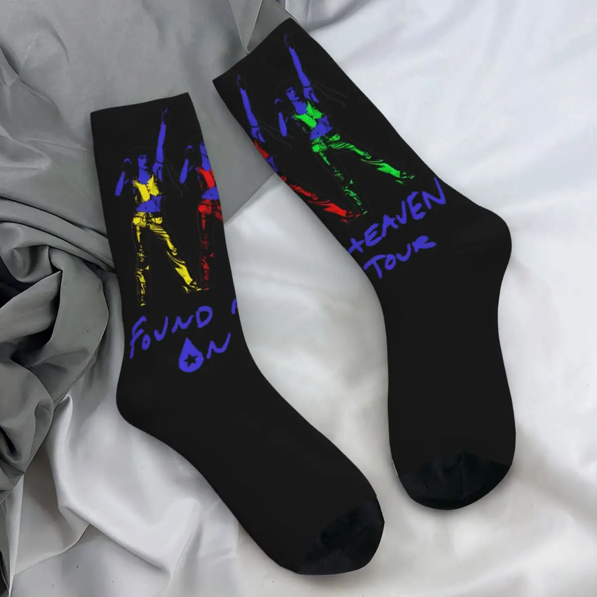 

Found Heaven Conan Socks Harajuku Stockings Men High Quality Cycling Socks Winter Graphic Anti Skid Socks