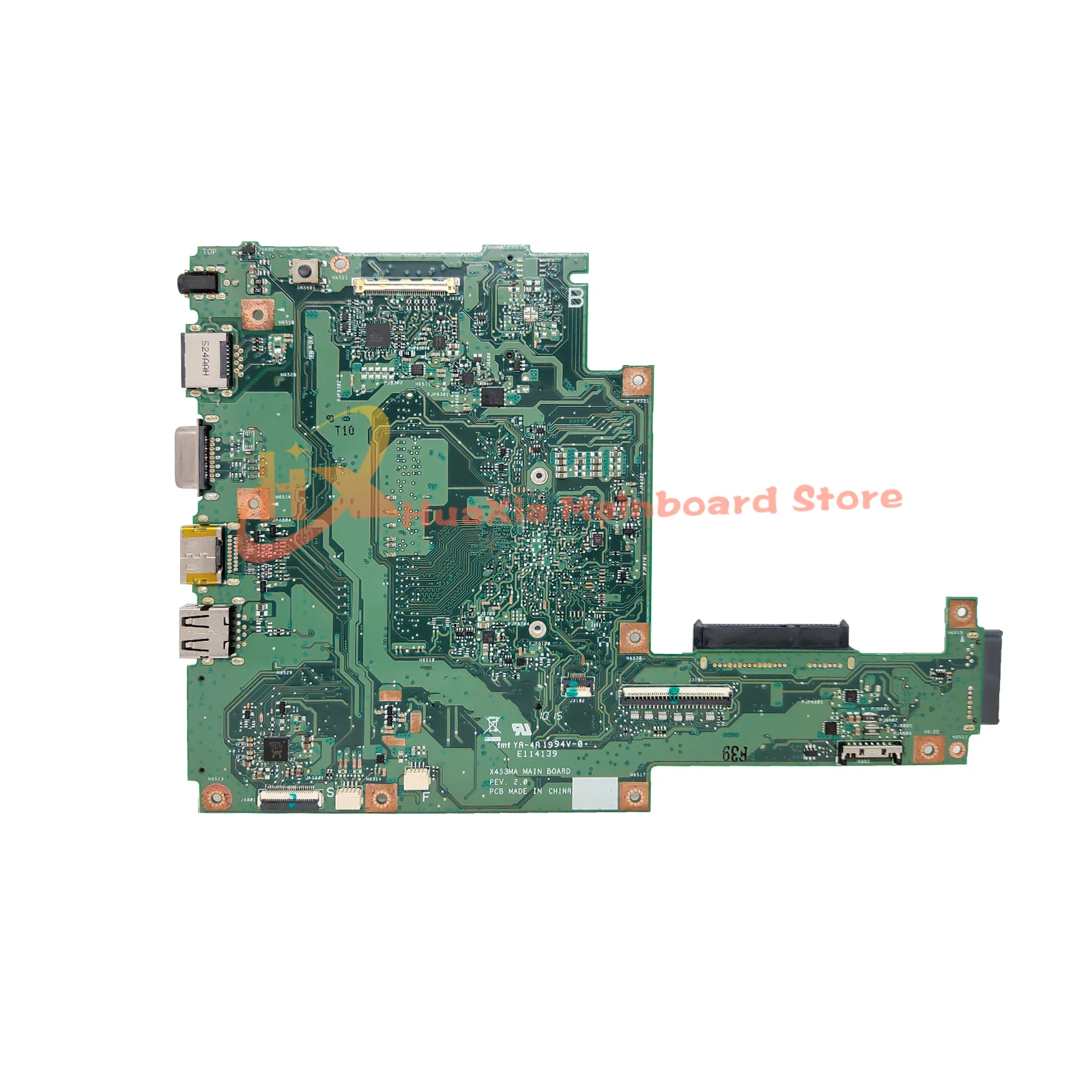 KEFU X453M Mainboard For ASUS X453MA P453MA F453MA Laptop Motherboard N2830/N2840 N2930/N2940 N3530/N3540 REV:2.0 DDR3L