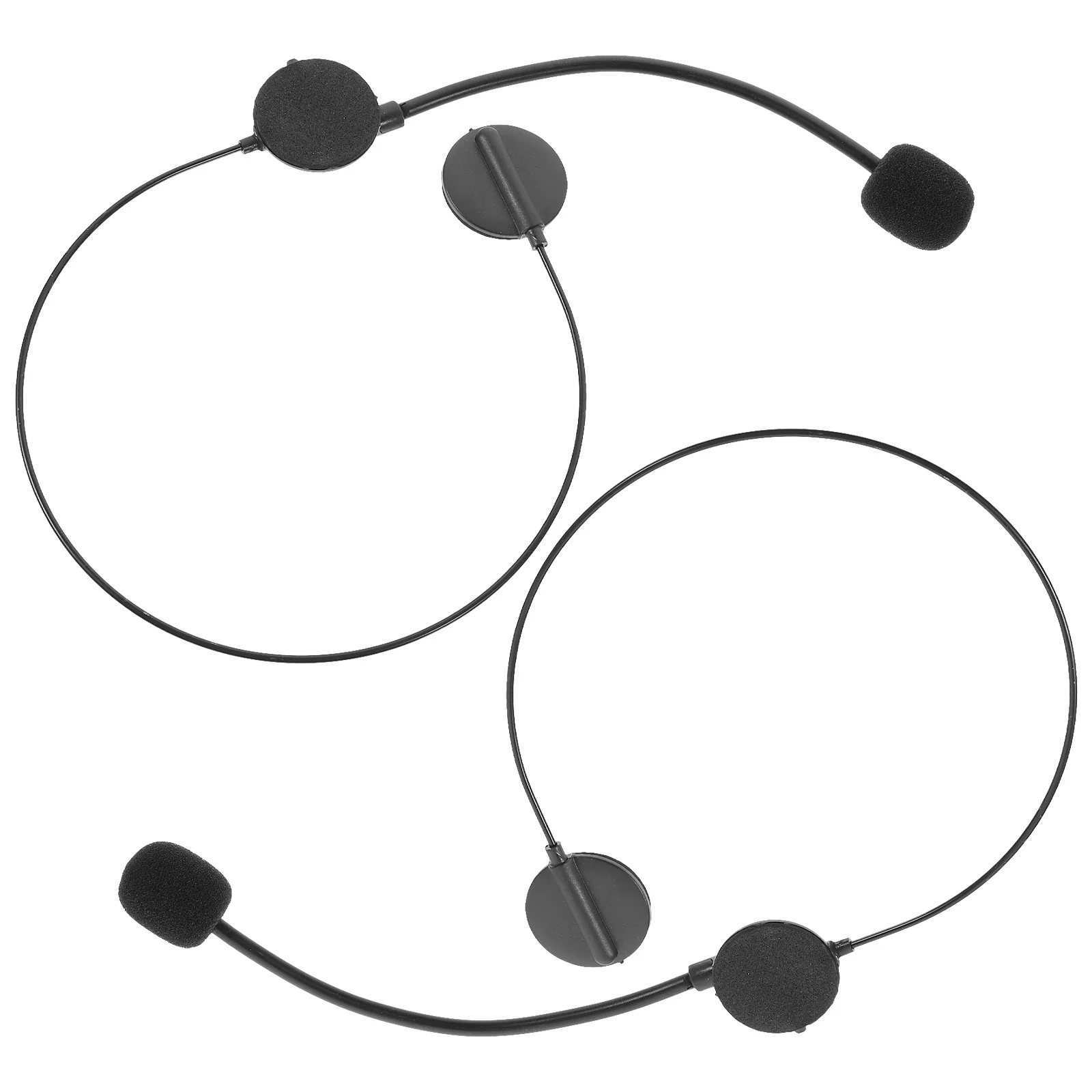 

2pcs Star Cosplay Prop Fake Earphone Costume Accessory Singer Star Dress Up Pretend Play Rock Performance Party Gift