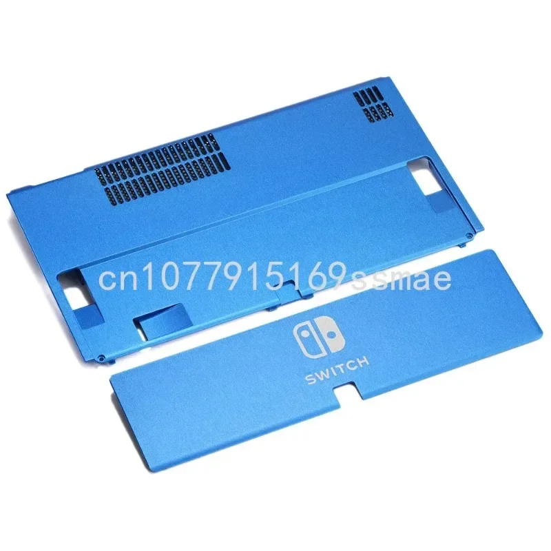 

For Nintendo Switch Oled Aluminum Alloy Replacement Back Plate Joy Con Housing Shell Cover for NS Oled Metal Shell Cover