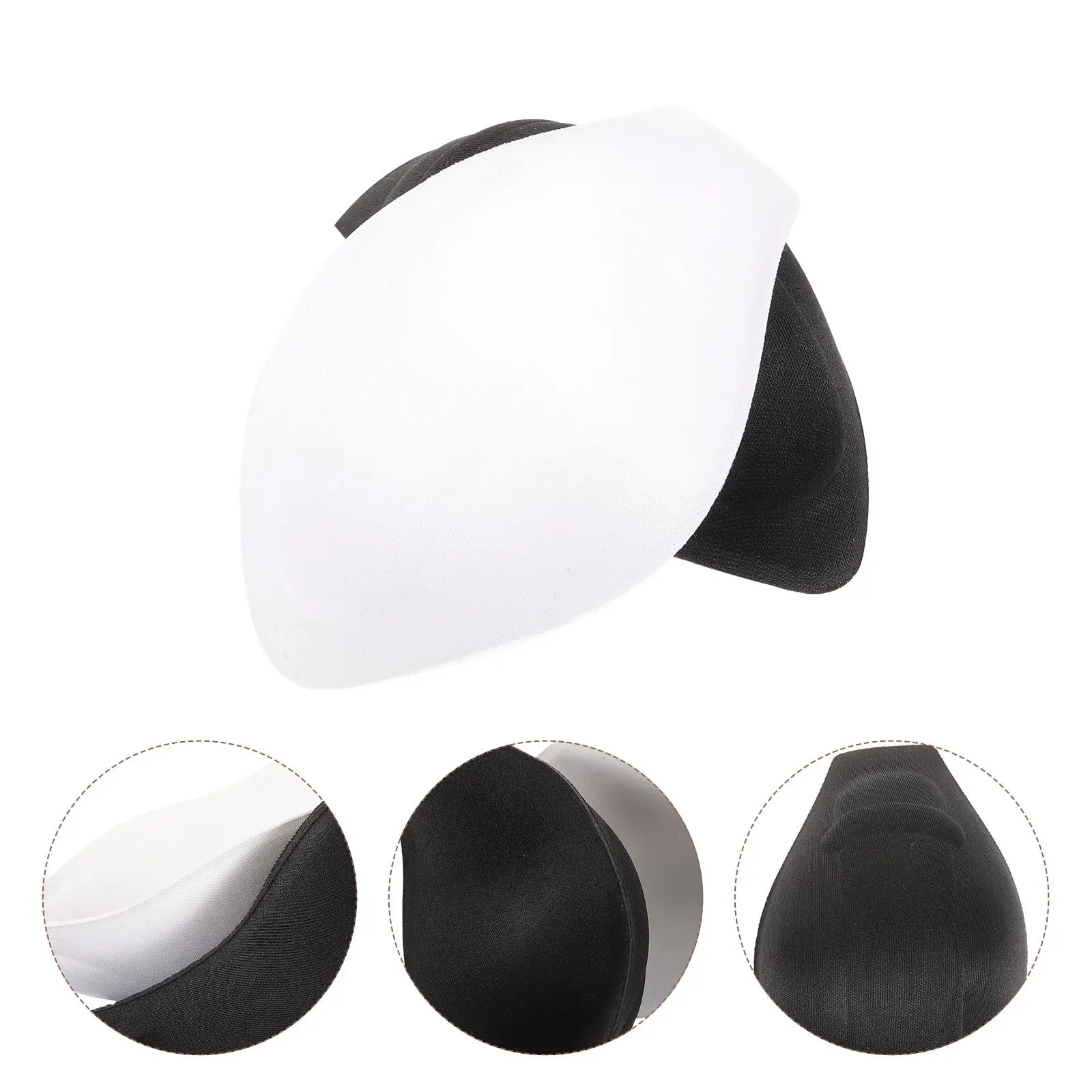 2Pcs Men Bulge Cushions Removable Sponge Underwear Pad for Swim Trunks Underpants Briefs Stage Shows Private Part Protection