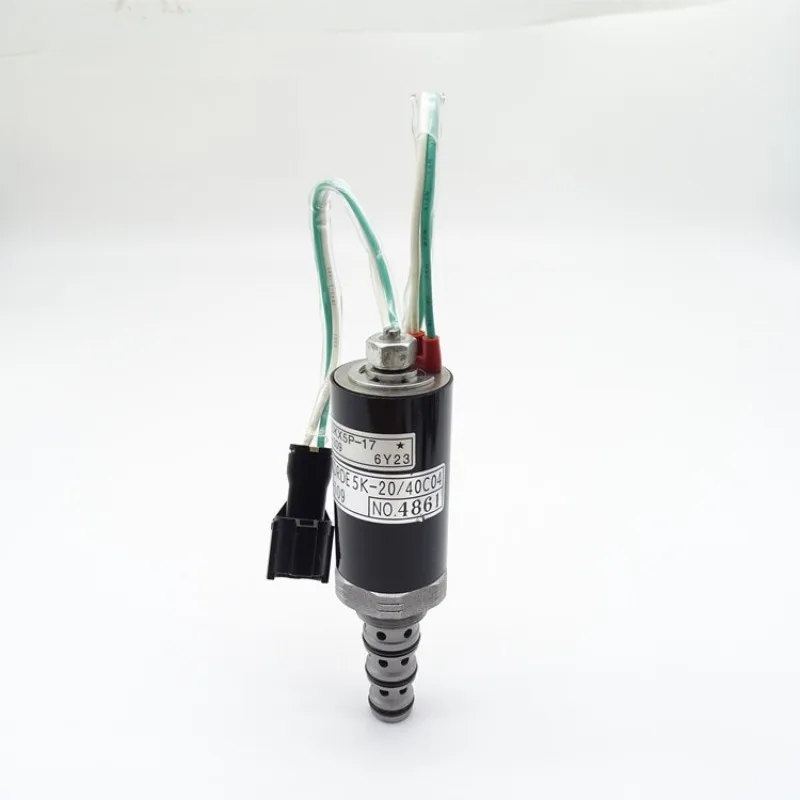 أجزاء ل KDRDE5K-20/40C04-109 مضخة هيدروليكية للحفارة صمام الملف اللولبي النسبي EC210 EC240 EC360