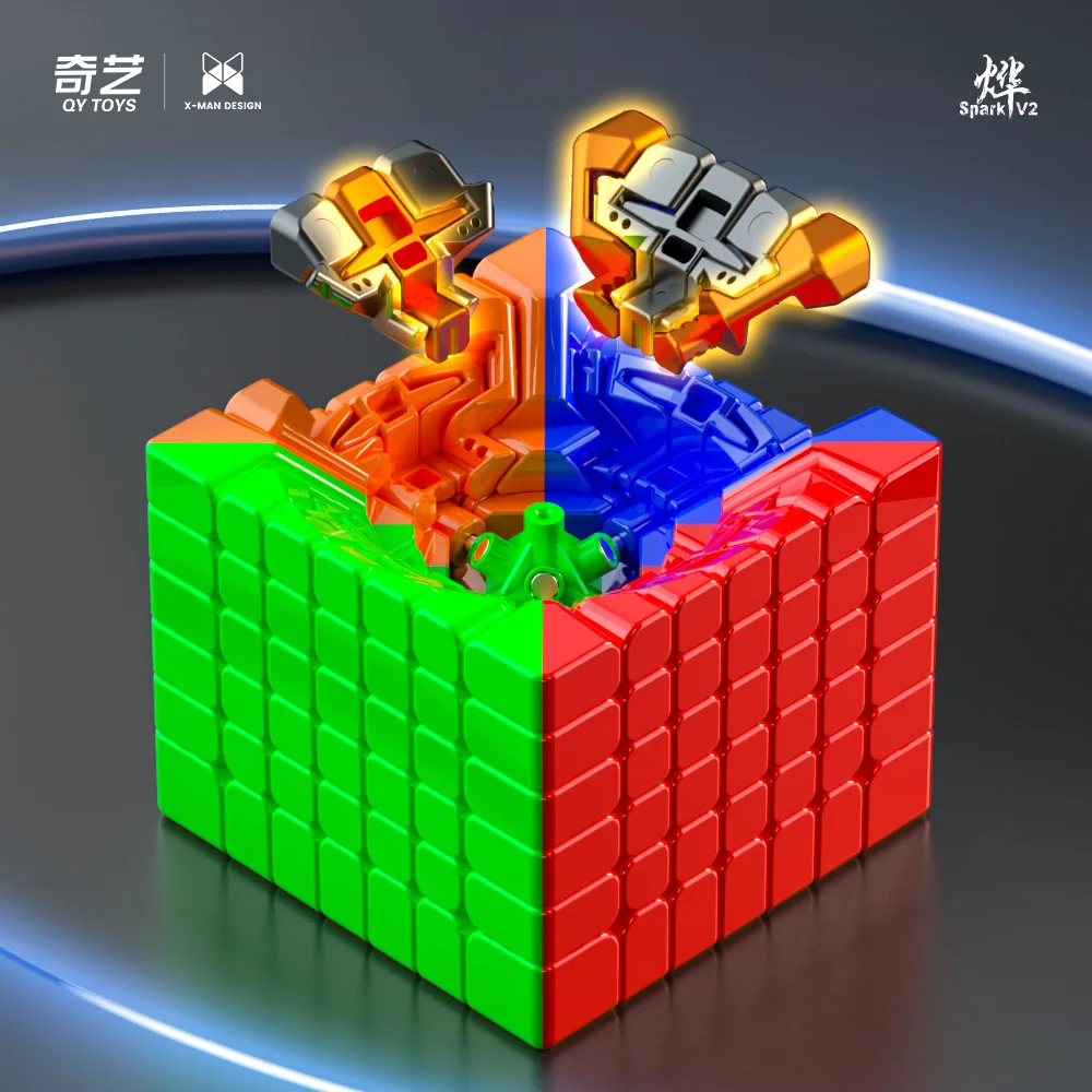 [Picube] QiYi XMD Spark M 7x7x7 Magnetische Kubus Professionele Mofangge 7*7 Magic Speed Cubes Twist Educatief 7x7 Fidget Speelgoed