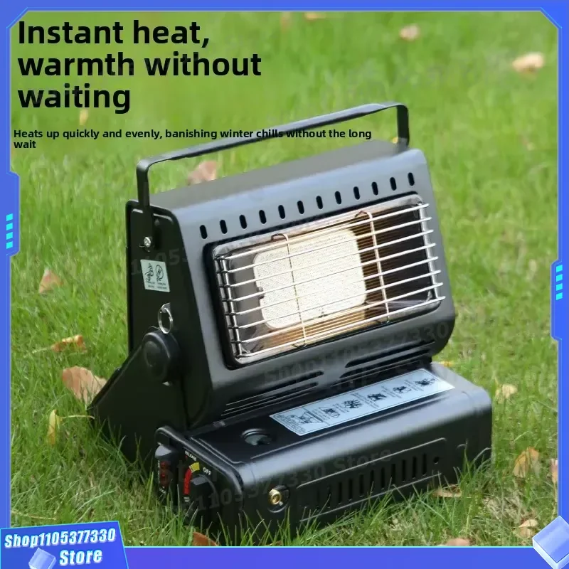 Portable Propane Gas Stove for Outdoor Camping Picnic Dual Purpose Heating Boiler and BBQ Grill Handheld Compact Design
