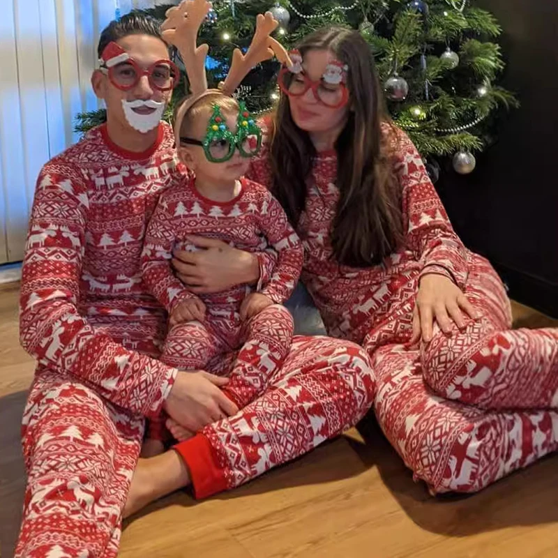 Weihnachten Familie Pyjamas Mu – Baby Xmas Clothing Bewertung und Preis
