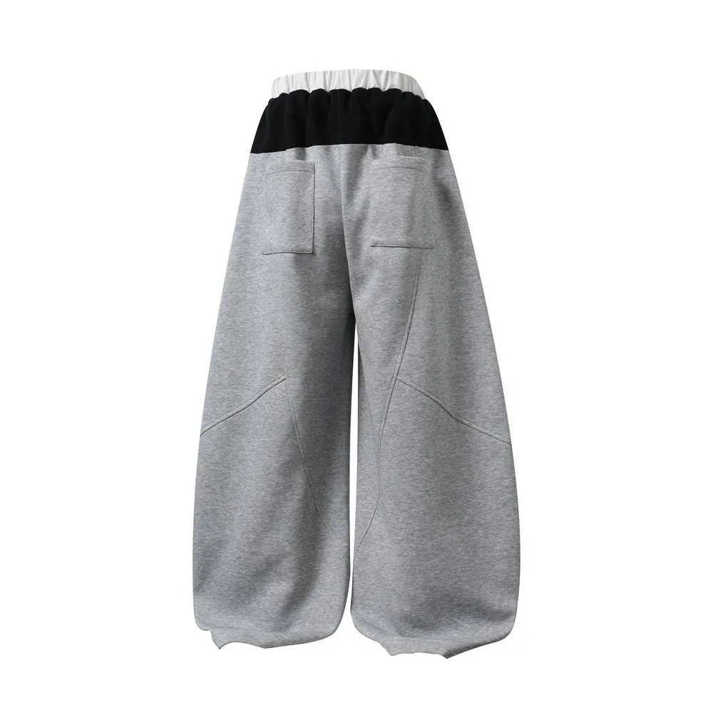 Oversize Lazy Grunge Loose Elastic Waist Goth Printed Women's Sport Sweatpants Trousers Pants for Women Mens Streetwear