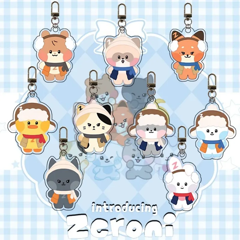 Zhang Hao Seong Hanbin Shi Youxuan Piao Qianyu Popular Korean Idol Boy Group Cute Animal Series Double-Sided Acrylic Keychain