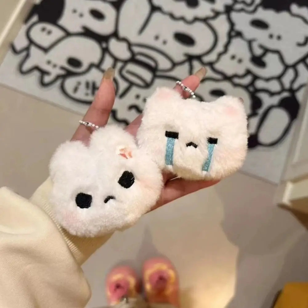 Pluszowy Królik Wypchany Brelok Króliczek Płaczący Piszczący Różowy Zły Królik Pluszowy Wisiorek Unikalny Design