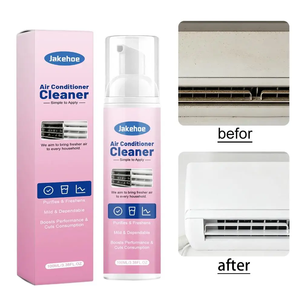 Air Conditioner Cleaning Spray Deeply Cleans Internal Dust Removes Odors Washing Deodorizer No Disassembly Washing Spray