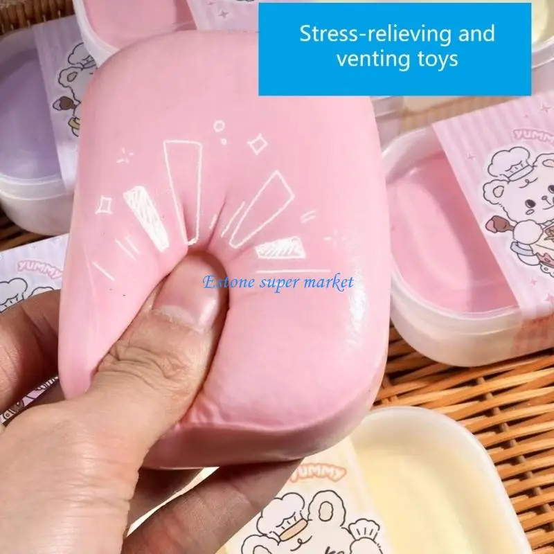 090B Slow Rising Cake Ball Sensory Toy for Mental Worker Stress Reduction