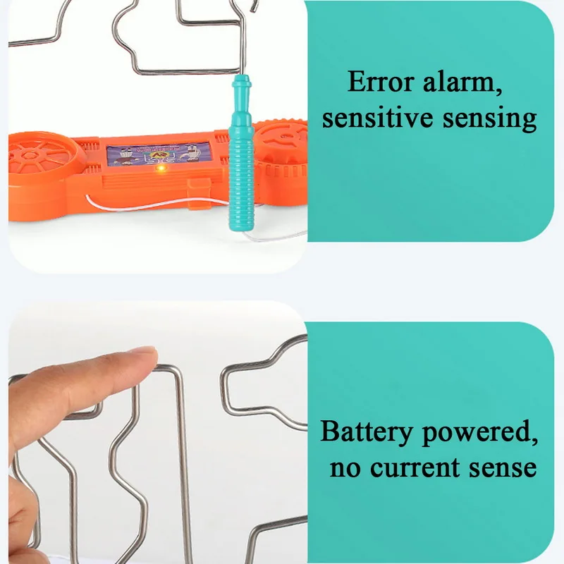 Jouet de choc électrique pour enfants, jeu de labyrinthe tactile, jouet drôle, éducation des enfants, étude, expérience scientifique, cadeau de