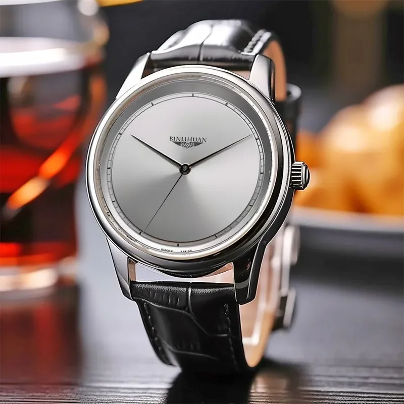 Reloj de pulsera de marca superior para hombre, reloj de negocios de lujo resistente al agua para hombre, reloj de cuarzo, relojes de cuero para hombre, reloj atractivo 2025 nuevo