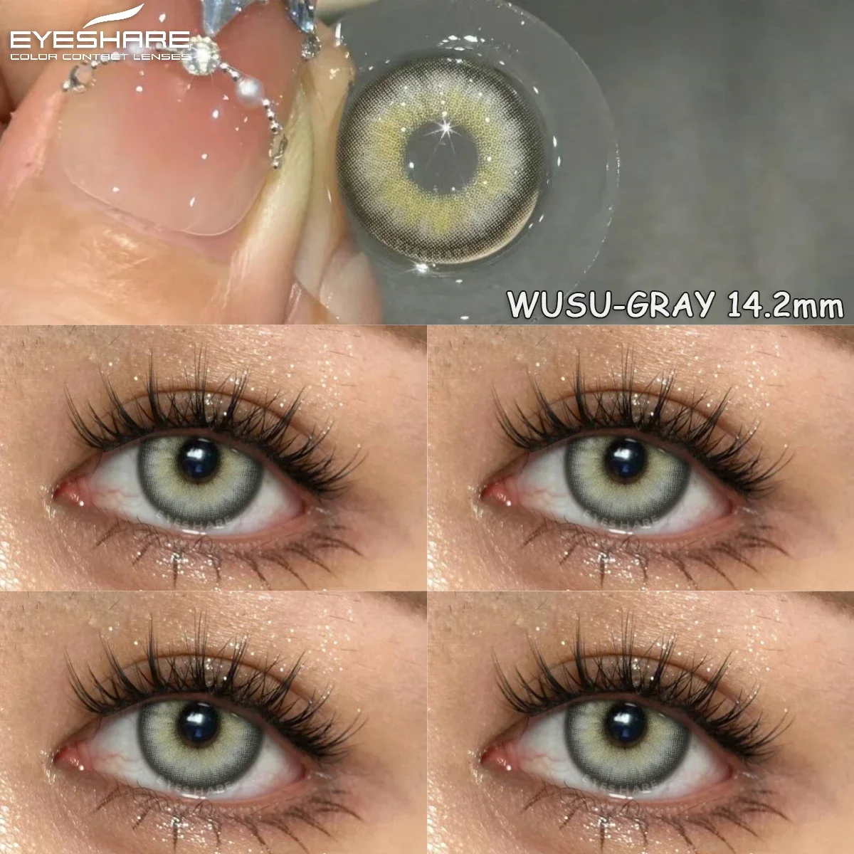 EYESHARE New Colored Contacts Lenses Brown Contacts Lenses Fashion Blue Gray Eye Lense Green Contact Lenses Yearly Beauty Pupils