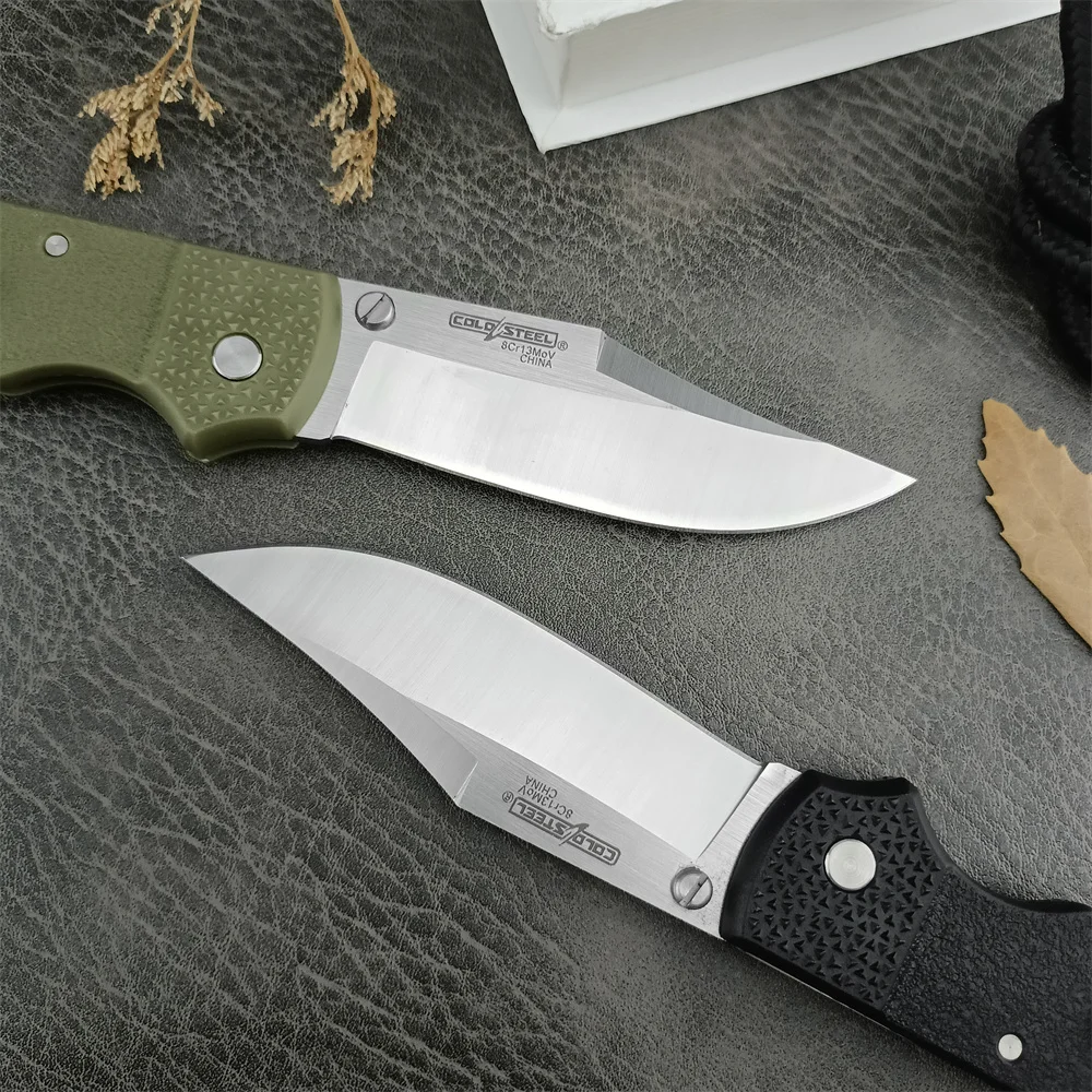 2024 DOUBLE SAFE Hunter Folding Knife 440C Blade Nylon Fiber Handles Outdoor Tactical Knife Camping EDC Multifunction Knives