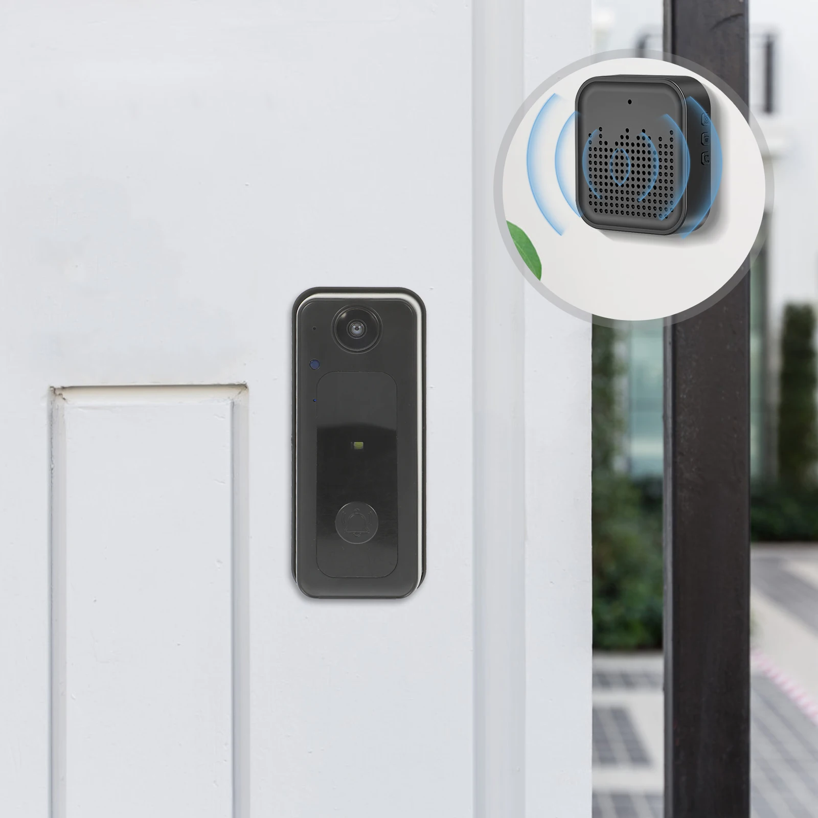 

Smart Doorbell Wifi Video Night Vision Camera Wireless Apartment Office Home Security Audio Automatic Day Night Mode