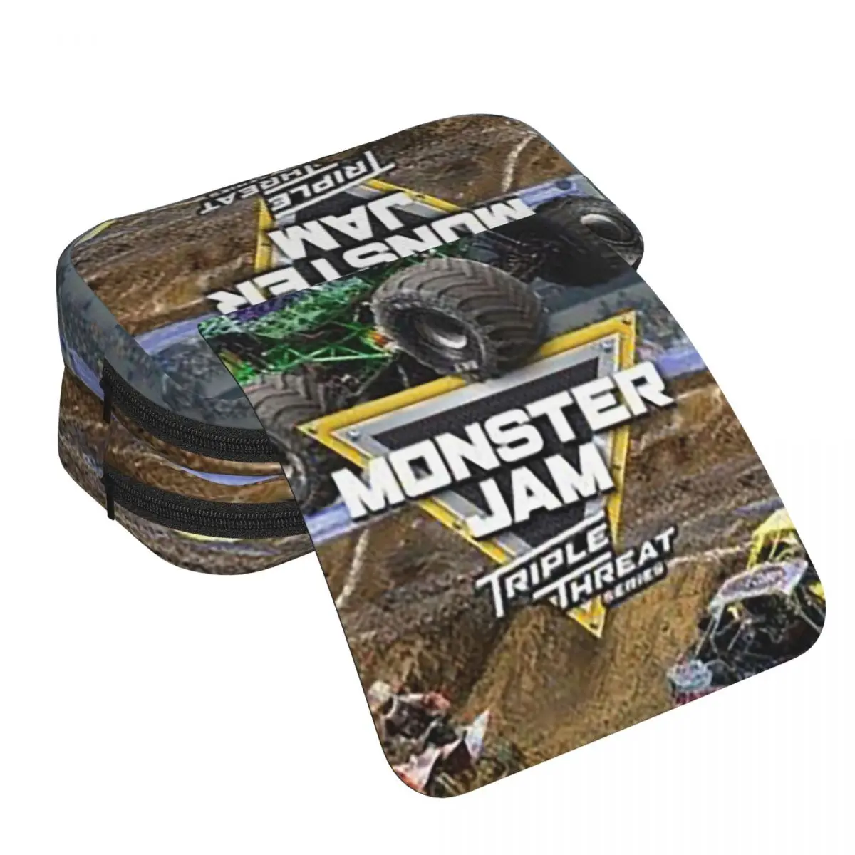 Classic Monster Jam Truck Pattern Pencil Case for Kids School Pen Box Pencil Bag Stationery Supplies Pen Holder Bag