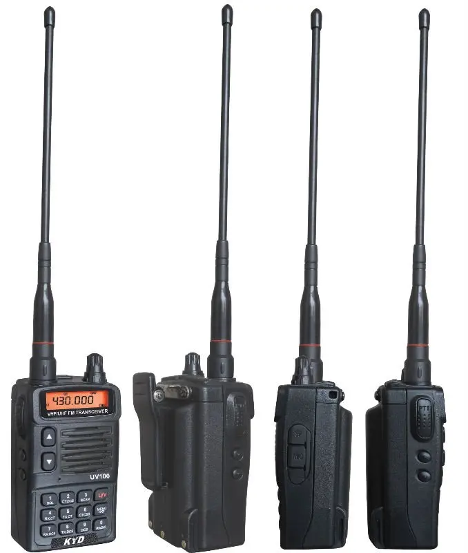 KYD Radio bidireccional Radio de doble banda UV-100 VHF UHF