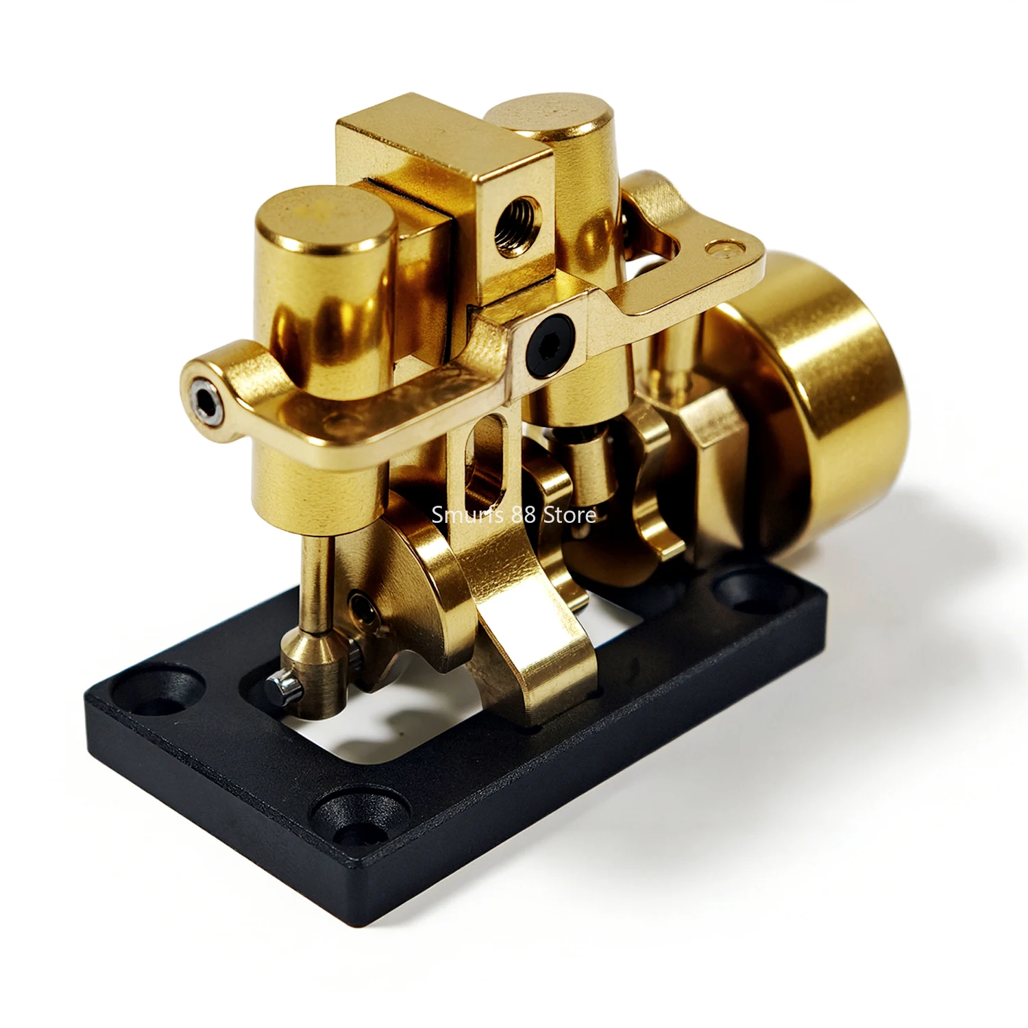 In-line Twin-cylinder Swing Steam Engine MINI Model Engine High-speed 40cm Retro Ship Model Is The Best Power Metal Mini Toy