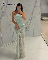 Haute Coutures Strapless Prom Dresses Mermaid Sleeveless Elegant Party Dresses Celebrity Dresses 2025 Robe Femme Customized
