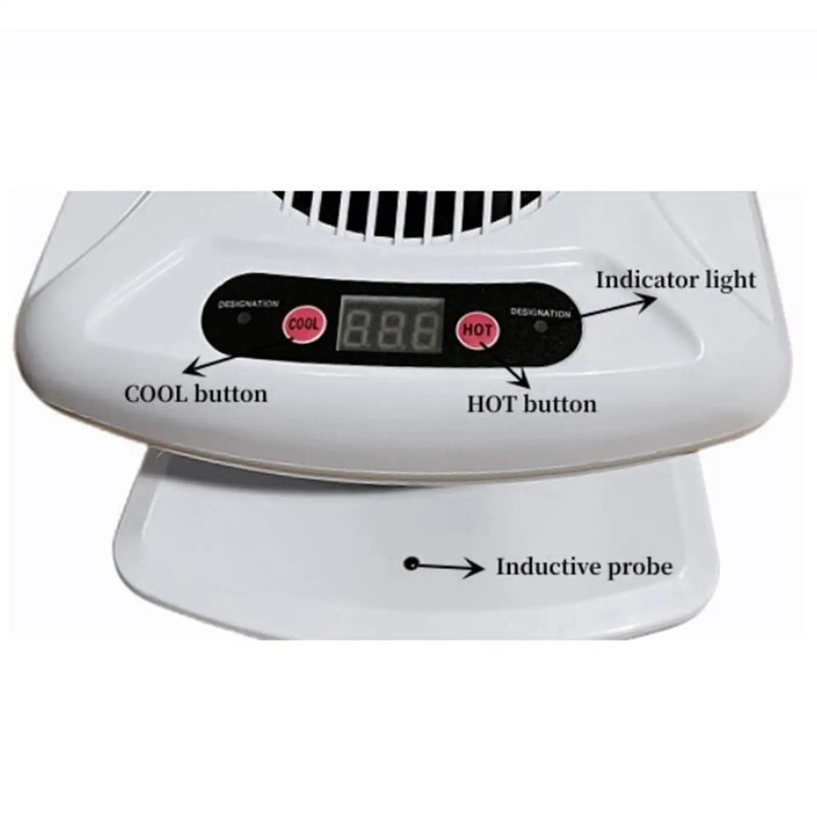 Air Nail Blow Dryer Machine Powerful Fan Quick Drying for Regular Polish and Gel Nail Kit Accessories Salon Home